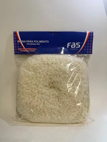 Boina de Lã Branca FBS Dupla Face – Máximo Poder de Corte